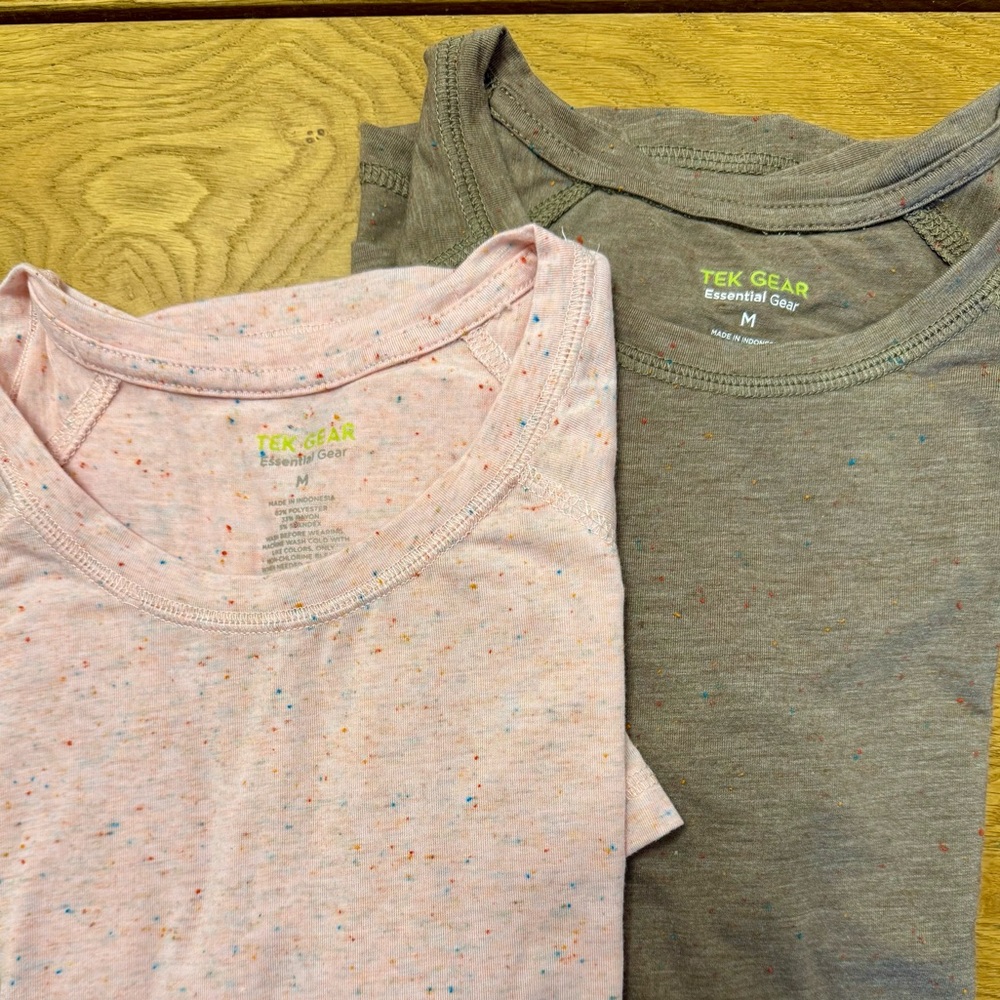2 Tek Gear Raglan Tops